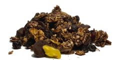 dark and crunch granola - μαγειρική ζαχαροπλαστική / δημητριακά / γκρανόλα